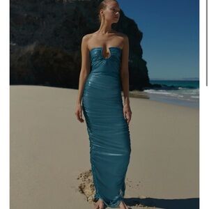 Baobab Blue Magalenha Maxi Dress